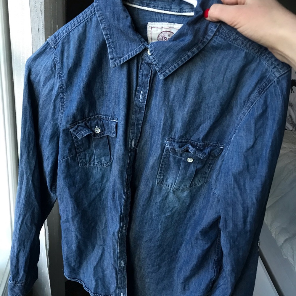 Chambray Button Up Shirt